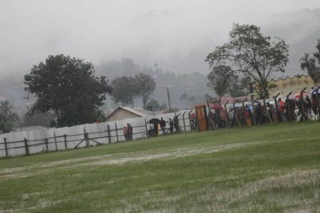 State of Kigezi HomeBoyz al-Madinah Stadium after The Downpour.