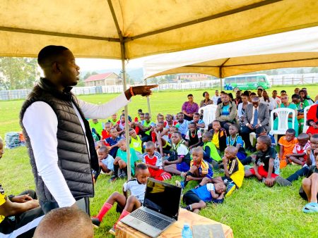 Club CEOAddressing The Parents.