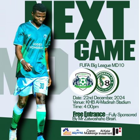 Onduparaka FC Game MD Poster.